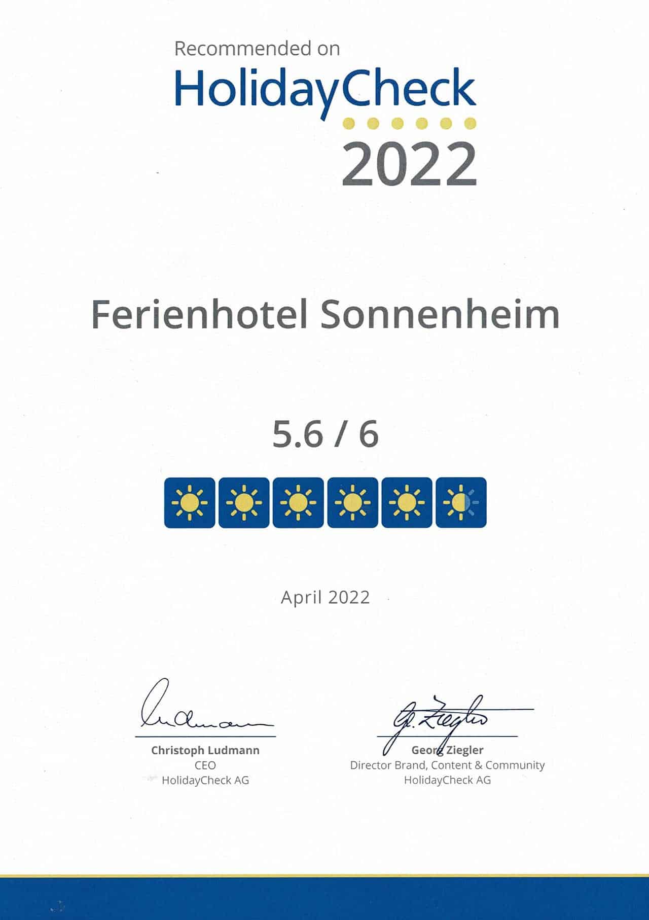 Sonnenheim Ferienwohnungen Holidaycheck Bewertungen 2022